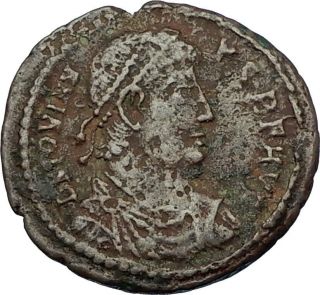 Jovian 363ad Authentic Ancient Roman Coin Wreath Of Success Rare I65736