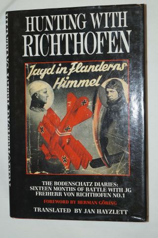 Ww1 German Hunting With Richthofen Reference Book