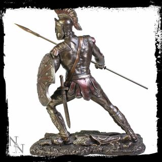 Achilleus Greek Warrior Vintage Statue Ornament Figurine Decor Ancient Sculpture 4