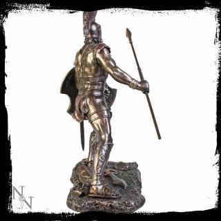 Achilleus Greek Warrior Vintage Statue Ornament Figurine Decor Ancient Sculpture 5