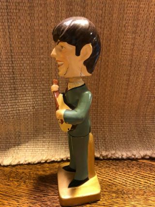 1964 Vintage Beatles Bobblehead Set Manufactured By Car Mascots Inc. 3