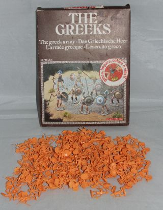 Atlantic The Greeks 1509 Ho 1/72 Scale 165,  Figures 1970 Ancient Greek Army