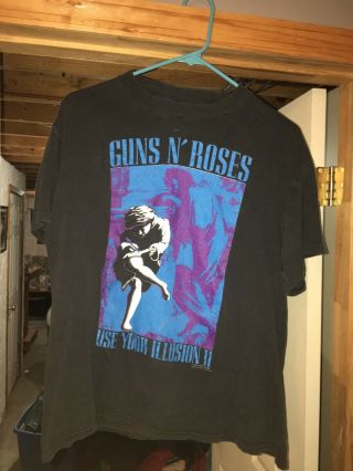 1991 Single Stitch Guns N Roses T - Shirt Size Large