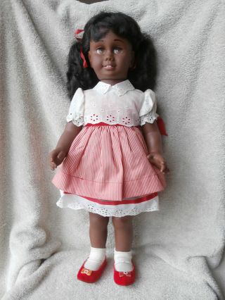 Rare Vintage Chatty Cathy African American Doll W/ Tagged Outfit