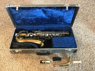 Vintage Buescher Aristocrat Series Iii Saxophone No.  379298 Music Instrument