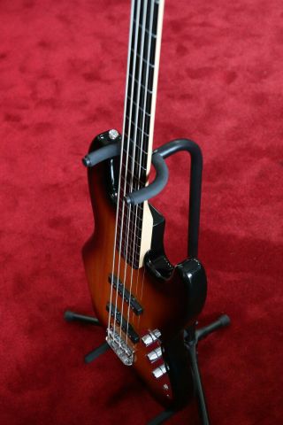 Fender Squier Vintage Modified Fretless Jazz Bass 4 - String Sunburst Single Coil 6