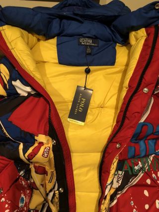 Vintage Polo Ralph Lauren 92 Ski Jacket Sz L 9