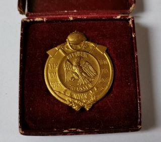 Prussian Cased Firefigther Medal - From 1926 - 1933