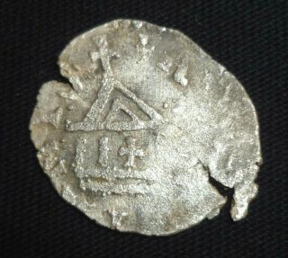 Carolingian Ancient Coin - Denier Of Charles Ii - Circa 840 - 877 Ad - 124