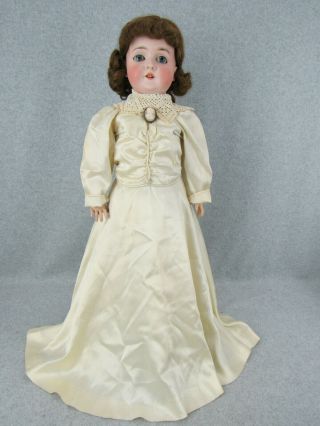 24 " Antique Bisque Head Composition German Queen Louise Doll Armand Marseille