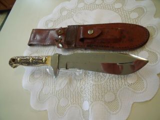 Rare Vintage " Pic " Guide Knife.  13977.  Puma Hunter Clone.  Solingen