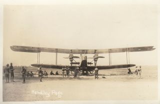Wwi Photo Aberdeen Proving Ground Handley Page Bomber 1918 Apg 102
