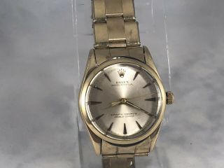 RARE Vintage 1950’s Rolex Oyster Perpetual 1014 Gold Shell W/ 1560 Cal.  Serviced 3