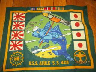 Banner From The U.  S.  S.  Atule S.  S.  403