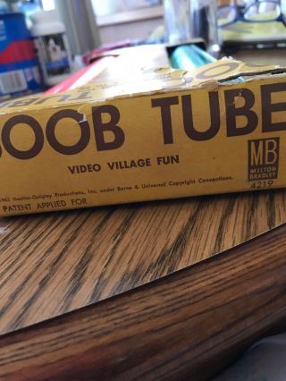 Vintage 1962 MB Milton Bradley Boob Tube Race Marble Game 4