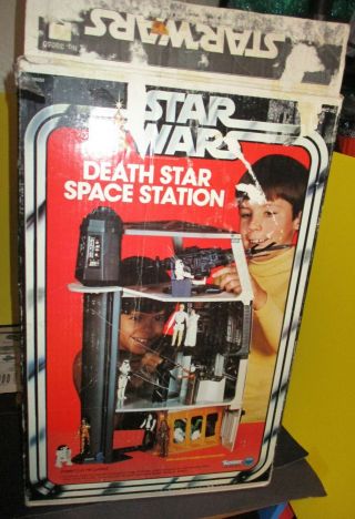 Star Wars Death Star Space Station 1978 W/Box & Action Figures Vintage Kenner 11