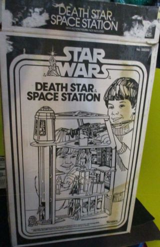 Star Wars Death Star Space Station 1978 W/Box & Action Figures Vintage Kenner 12