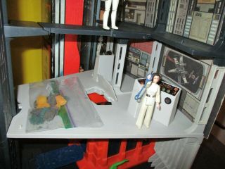 Star Wars Death Star Space Station 1978 W/Box & Action Figures Vintage Kenner 3