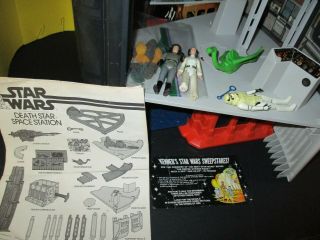 Star Wars Death Star Space Station 1978 W/Box & Action Figures Vintage Kenner 9