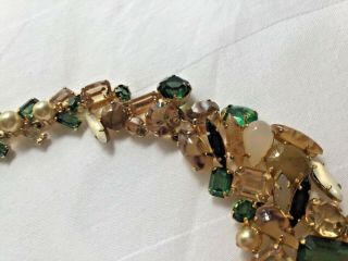 Vintage1950/60 CHRISTIAN DIOR NECKLACE Emeralds Quartz & GOLD Roger Scemama? 5