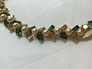 Vintage1950/60 CHRISTIAN DIOR NECKLACE Emeralds Quartz & GOLD Roger Scemama? 6