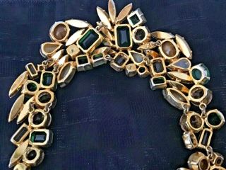 Vintage1950/60 CHRISTIAN DIOR NECKLACE Emeralds Quartz & GOLD Roger Scemama? 8