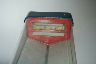 Vintage 1 Cent Gum Ball Machine National Hunter Ball Gum Vendor 2