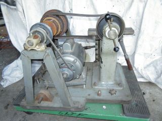 Vintage Carter & Hakes bench top horizontal milling machine Winsted Conn.  1920 ' s 5