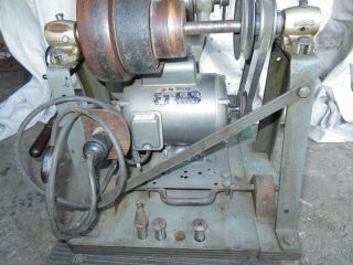 Vintage Carter & Hakes bench top horizontal milling machine Winsted Conn.  1920 ' s 6