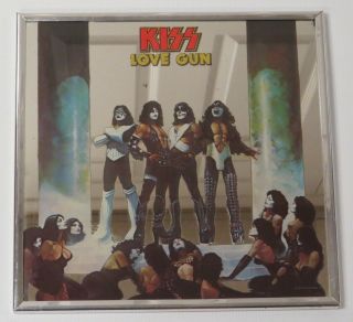 Kiss Vintage Love Gun Mirror Aucoin 1977