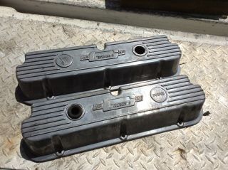 Rare Early Mr Gasket Sbf Ford Valve Covers Rare Hot Rat Rod Vintage Early V8 Log
