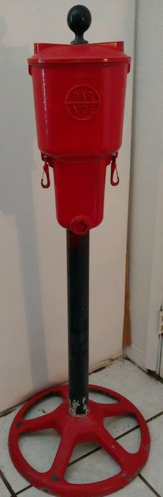 Vintage Par Aide Deluxe Ball Washer Cleaner W Stand