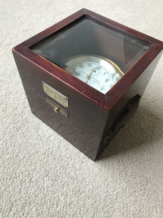 Wempe 2 Days Marine Chronometer c.  1954 and lubr.  a year ago 4