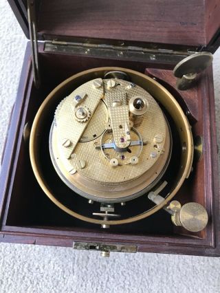 Wempe 2 Days Marine Chronometer c.  1954 and lubr.  a year ago 6