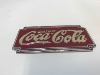 Vintage Drink Coca - Cola Emblem Sign 6