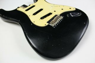 MJT Official Custom Vintage Age Nitro Guitar Body By Mark Jenny VTS Black 2