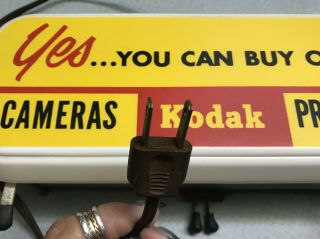 Vintage Rare Kodak Lighted American Sign Company ? Table Top Sign Advertising 12