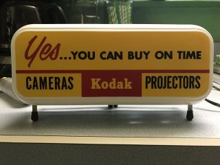 Vintage Rare Kodak Lighted American Sign Company ? Table Top Sign Advertising 2