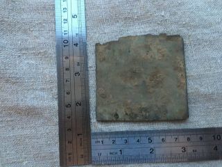 Ancient copper icon.  Ancient finds Metal detector finds №2B 100 8