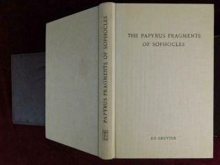 Papyrus Fragments Of Sophocles By Richard Carden/ancient Greek/rare 1974,  $100,