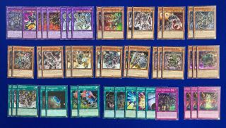 Yu - Gi - Oh Complete Ancient Gear Deck Megaton Frame Chaos Howitzer Hunting Hound