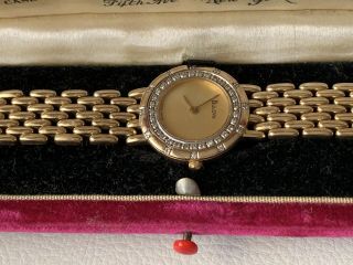 Bulova 14k Gold 35 Grams Diamond Ladies Wrist Watch 2