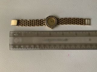 Bulova 14k Gold 35 Grams Diamond Ladies Wrist Watch 6