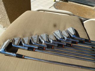 Vintage Ben Hogan APEX Iron Set 2 - 9 & Equalizer Wedge Left handed All 12