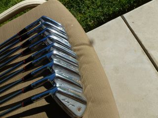 Vintage Ben Hogan APEX Iron Set 2 - 9 & Equalizer Wedge Left handed All 5