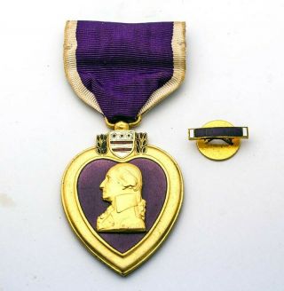 Ww2 Numbered Purple Heart Medal,  Lapel Pin
