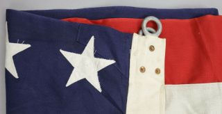 WWII US GI 48 Star US Flag Burial 9½ ' X 5 ' Philadelphia QM Depot • NM 3