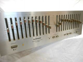 Vintage Pioneer Sg - 9800 12 Band Graphic Equalizer - Good Order