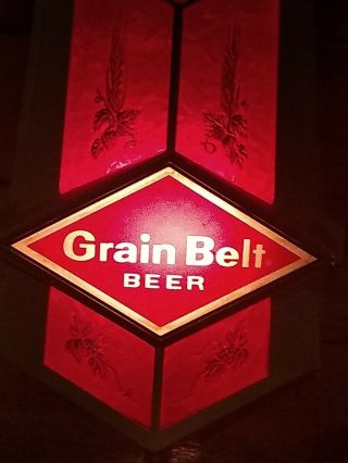Grain Belt Beer Vintage Lighted Liquor Store Bar Light Sign