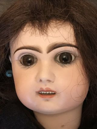 Antique French Bebe Doll From Estate Paperweight Eyes– 22” (nr)
